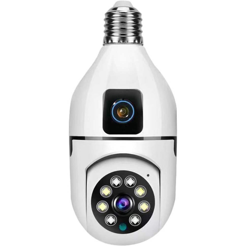 Miniatura 2 de Cámara De Seguridad Wifi Bombillo Doble